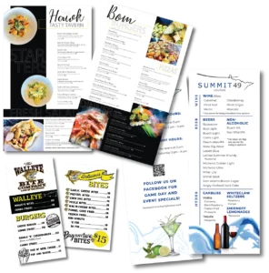 Menu Design by SandPieper Design